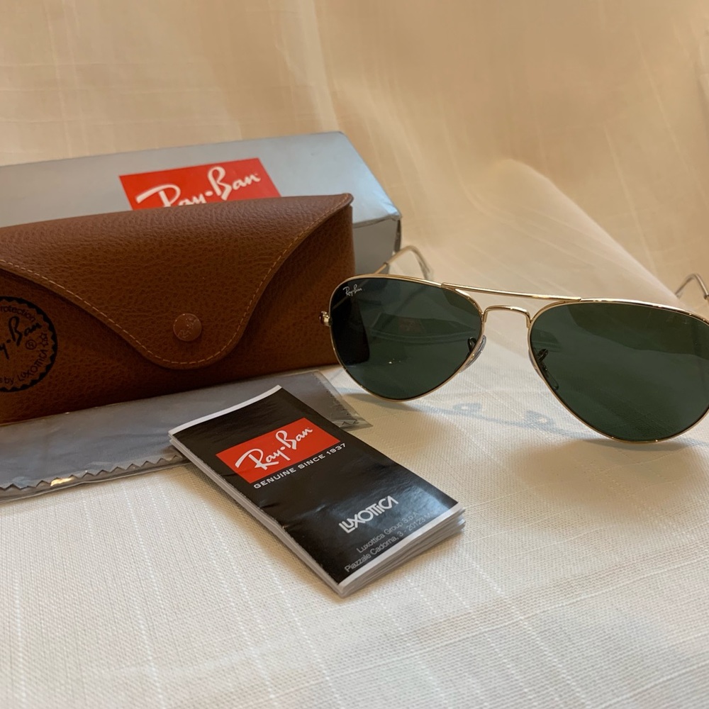 Ray-Ban Aviator Classic 58mm-Gold & Classic Green